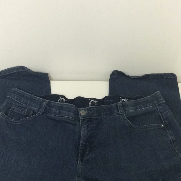 Just My Size Dark Blue Straight Leg Jeans - Picture 2 of 5